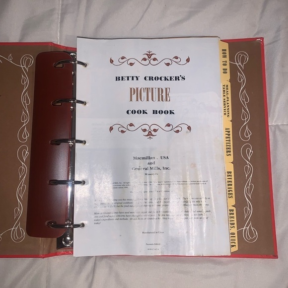 Betty Crocker's Picture Cook Book Binder 1998 Facsimile of 1950 Edition - Picture 13 of 13